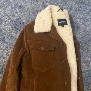 Express Rust Corduroy Jacket